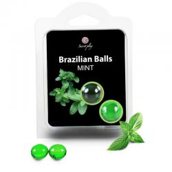 Secretplay - brazilian balls menta set 2 bolas