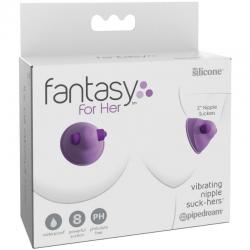 Fantasy for her - succionador de pezones con vibracion