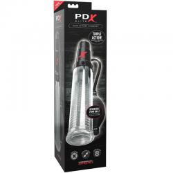 Pdx elite - bomba de succion masturbadora con vibracion suck n pump stroker