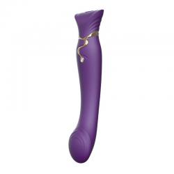 Zalo - queen set pulse wave clit stim morado