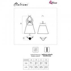 Livco corsetti fashion - malviami lc 90625 falda + panty negro