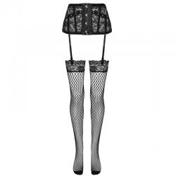 Livco corsetti fashion - jelly lc 90673 liguero + medias negro