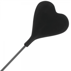 Darkness - fusta con pluma love negro 40 cm