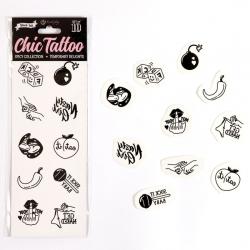 Secret play - set de 10 tattoos temporales spicy collection