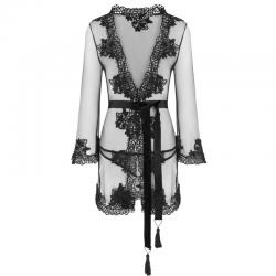 Livco corsetti fashion - herina lc xg056 bata + panty negro talla única