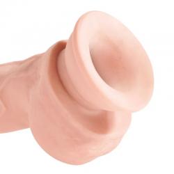 King cock - dildo triple densidad 18.4 cm