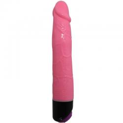 Baile - colorful sex vibrador realistico rosa 23 cm