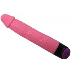 Baile - colorful sex vibrador realistico rosa 23 cm