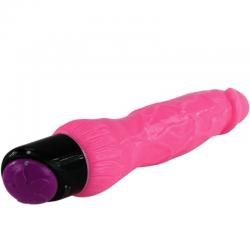 Baile - colorful sex vibrador realistico rosa 24 cm