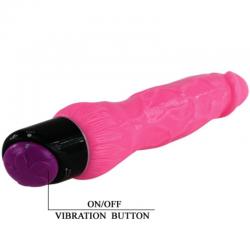 Baile - colorful sex vibrador realistico rosa 24 cm