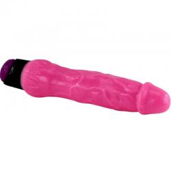 Baile - colorful sex vibrador realistico rosa 24 cm