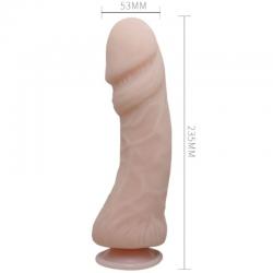 Baile - the big penis dildo con vibracion natural 23.5 cm