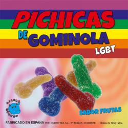 Pride - pichitas de gominola frutas con azucar lgbt