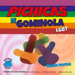 Pride - pichitas de gominola frutas lgbt