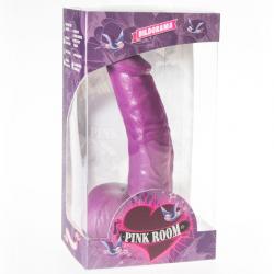 Pink room - connor dildo realistico lila 16 cm