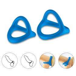 Armony - tresor anillo doble silicona azul