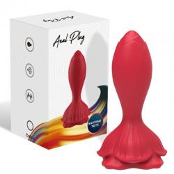 Armony - rosa vibrador & plug anal pequeño control remoto rojo