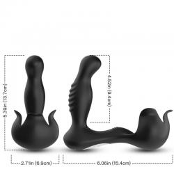 Armony - surround vibrador anal & estimulador testiculos control remoto negro