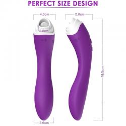 Armony - fairyland estimulador con lengua clitoris & vibrador violeta