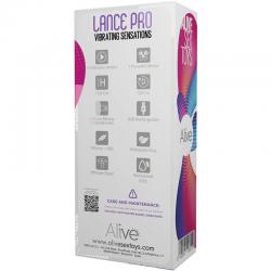 Alive - lance pro estimulador & vibrador anal rosa