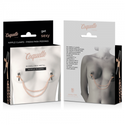 Coquette - chic desire fantasy pinzas metalicas pezones con cadena