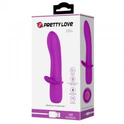 Pretty love - troy vibrador recargable morado