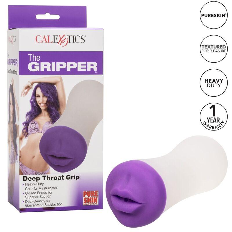 Calex deep throat grip masturbador boca