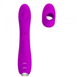 Pretty love - regina vibrador-succionador recargable morado