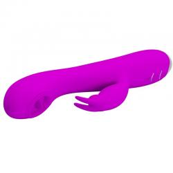 Pretty love - rachel vibrador recargable con succionador morado