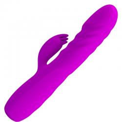 Pretty love - melanie vibrador conejo recargable morado