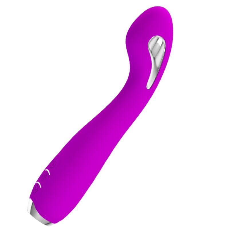 Pretty love - hector vibrador electroshock recargable & impermeable morado