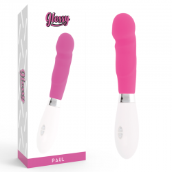 Glossy - paul vibrador rosa