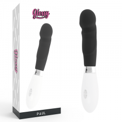 Glossy - paul vibrador negro