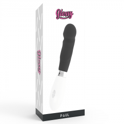 Glossy - paul vibrador negro