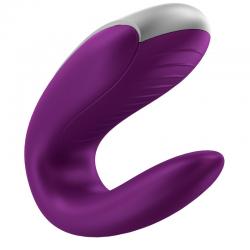 Satisfyer - double fun partner vibrador lila