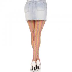 Leg avenue - medias de crochet multicolor