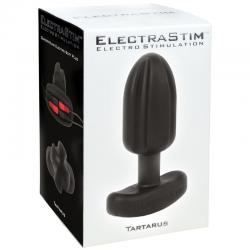 Electrastim - tartarus plug anal silicona quadripolar negro