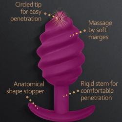 G-vibe - gplug twist 2 plug anal morado