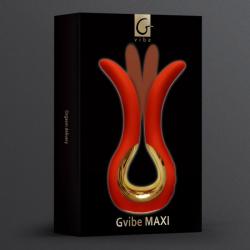 G-vibe - gvibe maxi vibrador con dos puntas flexibles coral