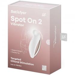 Satisfyer - spot on 2 vibrador lay-on blanco