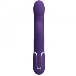 Pretty love - zalin vibrador rabbit perlas 4 en 1 morado