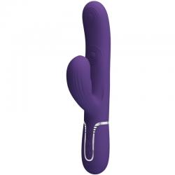 Pretty love - perlita vibrador punto g 3 en 1 multifunción morado