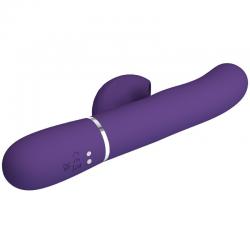 Pretty love - perlita vibrador punto g 3 en 1 multifunción morado