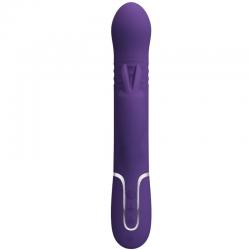 Pretty love - coale vibrador rabbit 4 en 1 morado