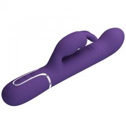 Pretty love - coale vibrador rabbit 4 en 1 morado