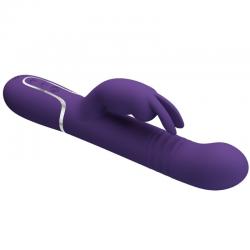 Pretty love - coale vibrador rabbit 4 en 1 morado