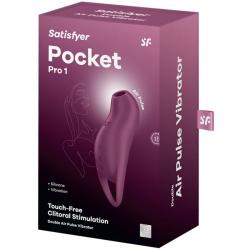 Satisfyer - pocket pro 1 estimulador clítoris granate