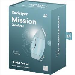 Satisfyer - mission control lila vibrador pequeño de doble impulso