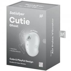 Satisfyer - cutie ghost vibrador lay-on blanco