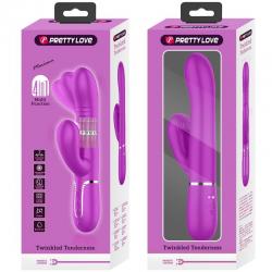 Pretty love - vibrador punto g multifunción fucsia